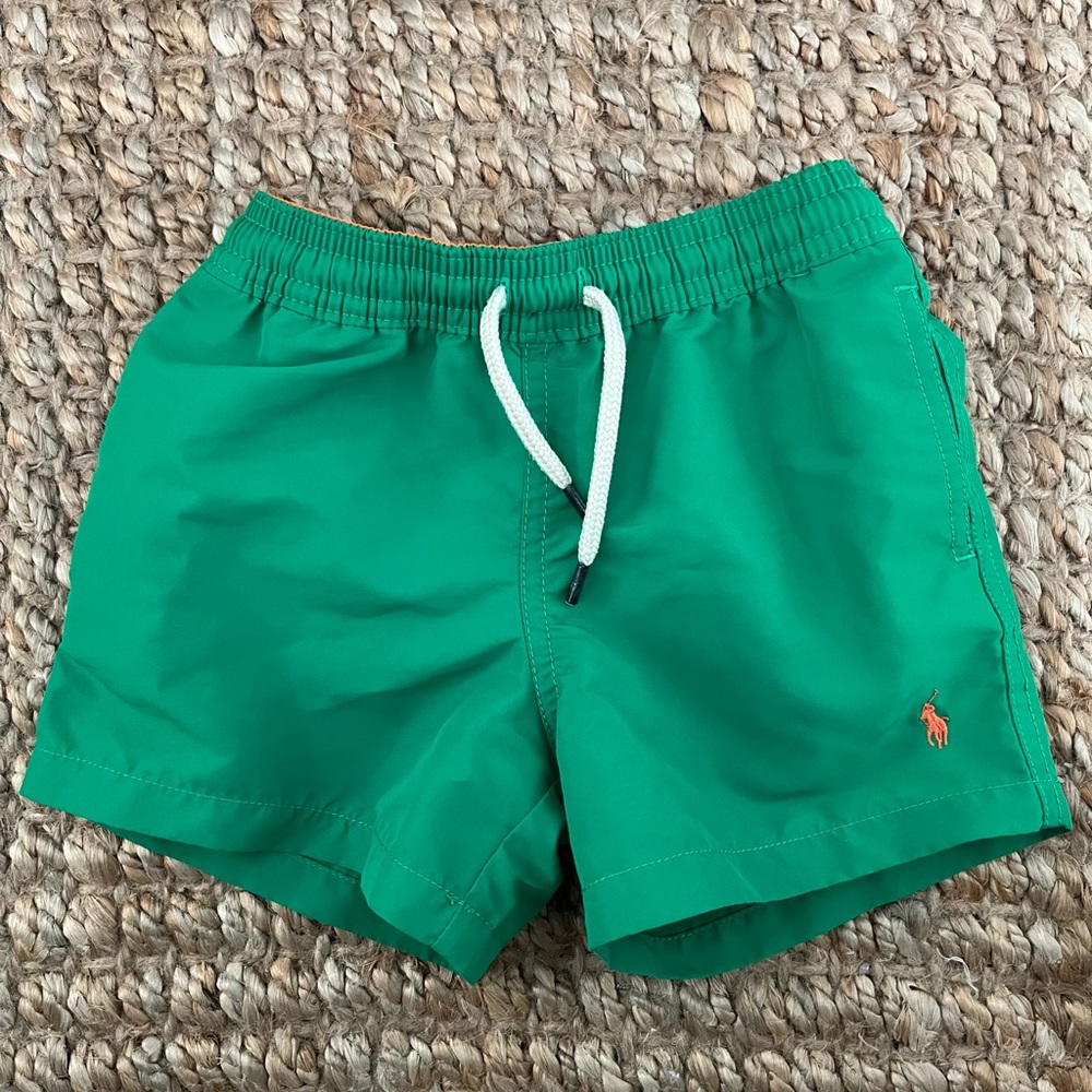 Polo by Ralph Lauren Kids' Green Swim Trunks